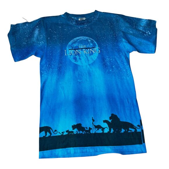 Disney Other - Vintage Disney's Lion King single stitch embroidered double sided t-shirt